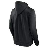 Men's Fanatics Black Pittsburgh Penguins Authentic Pro Fleece Pullover Hoodie