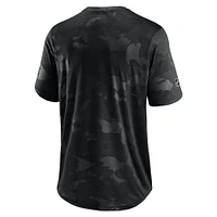 T-shirt camouflage authentique Pro Locker Room Fanatics pour hommes, noir, Pittsburgh Penguins