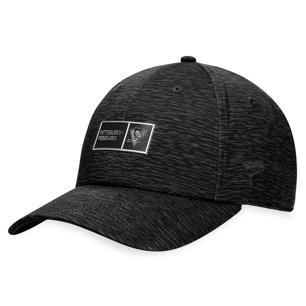 Casquette ajustable authentique Pro Road Fanatics pour hommes, noire