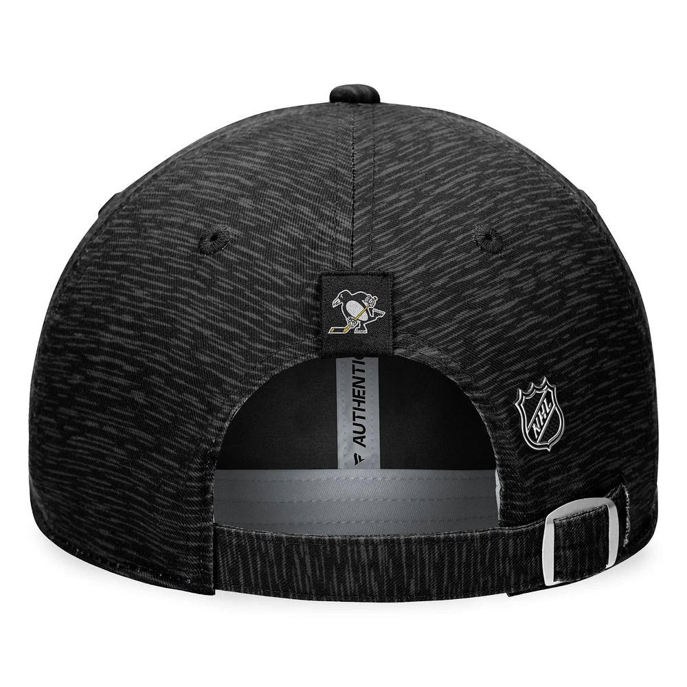 Casquette ajustable authentique Pro Road Fanatics pour hommes, noire