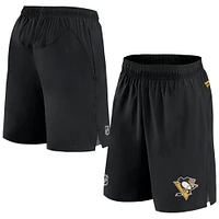 Men's Fanatics Black Pittsburgh Penguins Authentic Pro Tech - Shorts