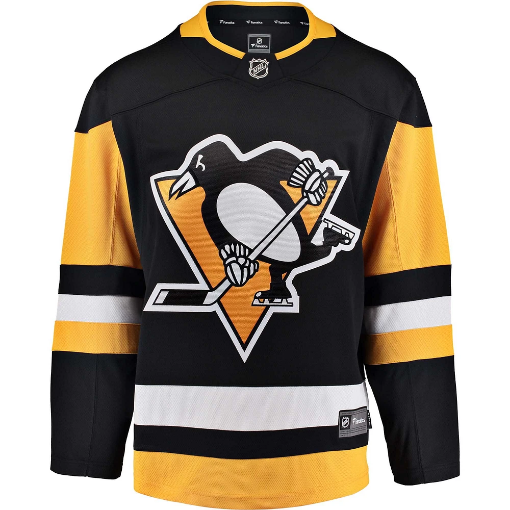 Fanatiques pour hommes de marque Black Pittsburgh Penguins Breakaway - Maillot vierge