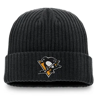 Men's Fanatics Black Pittsburgh Penguins Component Cuffed Knit Hat