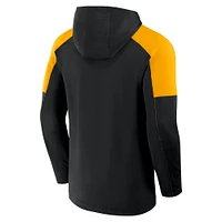 Men's Fanatics Black Pittsburgh Penguins Meta Game Transitional Pullover Hoodie