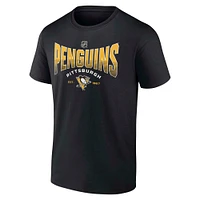 Men's Fanatics Black Pittsburgh Penguins Statement T-Shirt