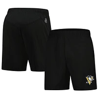 Men's Fanatics  Black Pittsburgh Penguins Tech Training Shorts