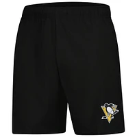 Men's Fanatics  Black Pittsburgh Penguins Tech Training Shorts