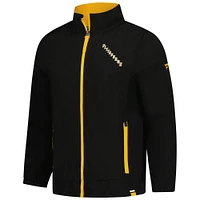 Veste zippée entièrement tissée noire pour homme Fanatics Pittsburgh Penguins