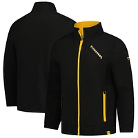 Veste zippée entièrement tissée noire pour homme Fanatics Pittsburgh Penguins