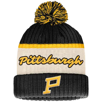 Pittsburgh Penguins Fanatics Branded 2023 NHL Winter Classic Cuffed Knit Hat with Pom - Black