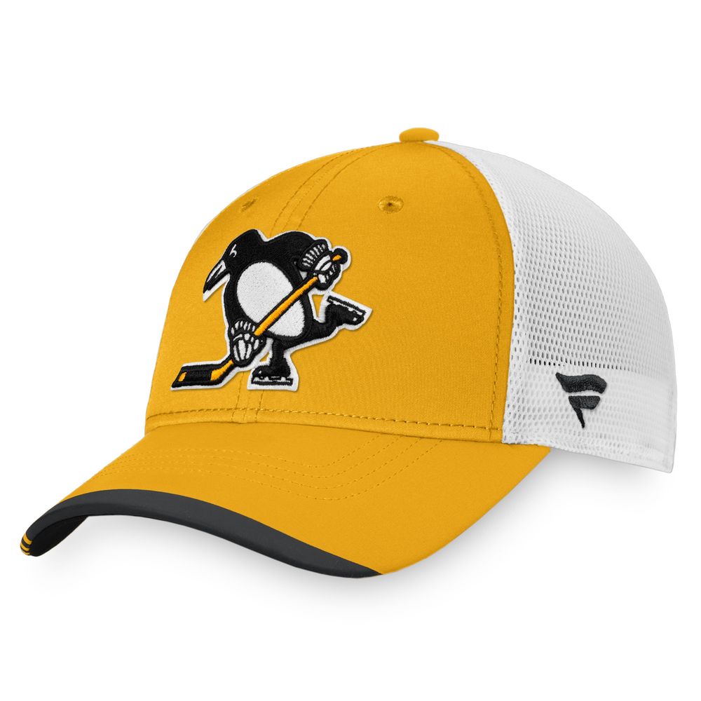 Fanatics Pittsburgh Penguins Yellow Iconic Trucker Snapback Cap