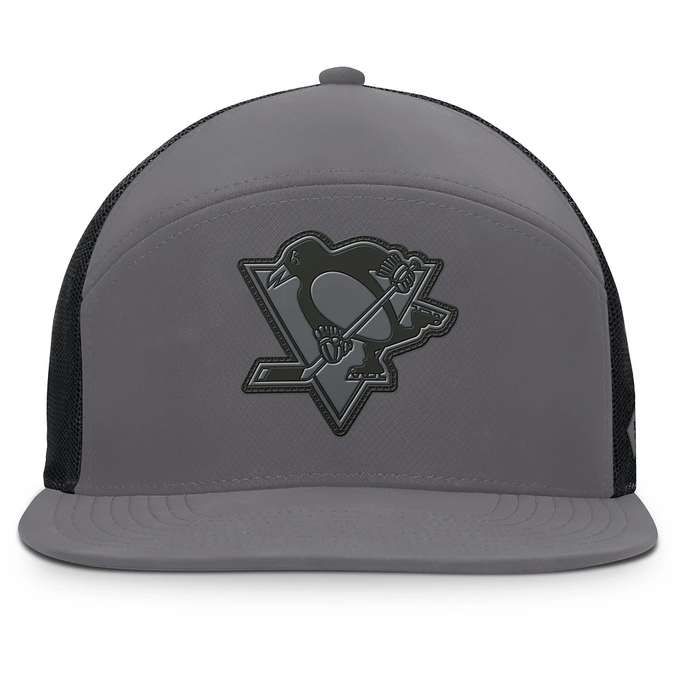Men's Fanatics Charcoal Pittsburgh Penguins Fairweather Adjustable Hat