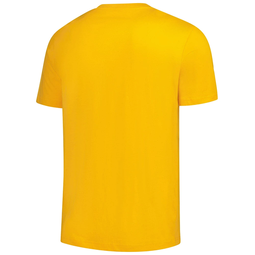 T-shirt Fanatics Gold pour homme avec inscription « Pittsburgh Penguins Serve »