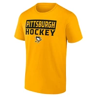 Men's Fanatics Pittsburgh Penguins Serve T-Shirt Combo Pack