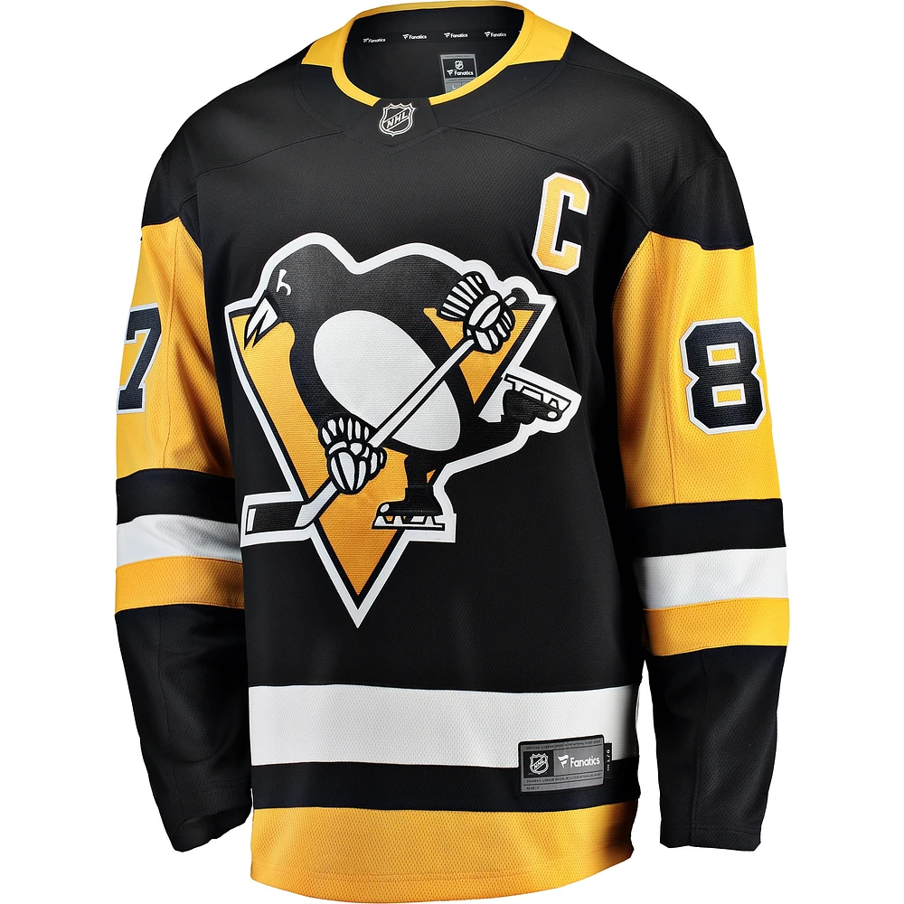 Men's Fanatics Sidney Crosby Black Pittsburgh Penguins Breakaway - Player Jersey