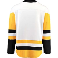 Échappée des Penguins de Pittsburgh blancs marque fanatiques pour hommes - Maillot vierge