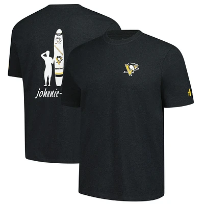 Men's johnnie-O Charcoal Pittsburgh Penguins Heathered Spencer T-Shirt