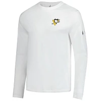 Men's johnnie-O White Pittsburgh Penguins Adam Long Sleeve T-Shirt