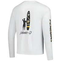 Men's johnnie-O White Pittsburgh Penguins Adam Long Sleeve T-Shirt