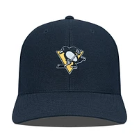 Men's Levelwear Black Pittsburgh Penguins  Fusion Adjustable Hat