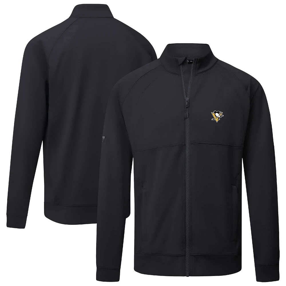 Men's Levelwear  Black Pittsburgh Penguins Insignia Core Full-Zip Jacket