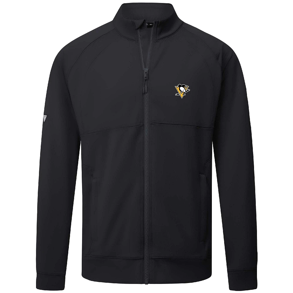 Men's Levelwear  Black Pittsburgh Penguins Insignia Core Full-Zip Jacket