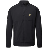 Men's Levelwear  Black Pittsburgh Penguins Insignia Core Full-Zip Jacket
