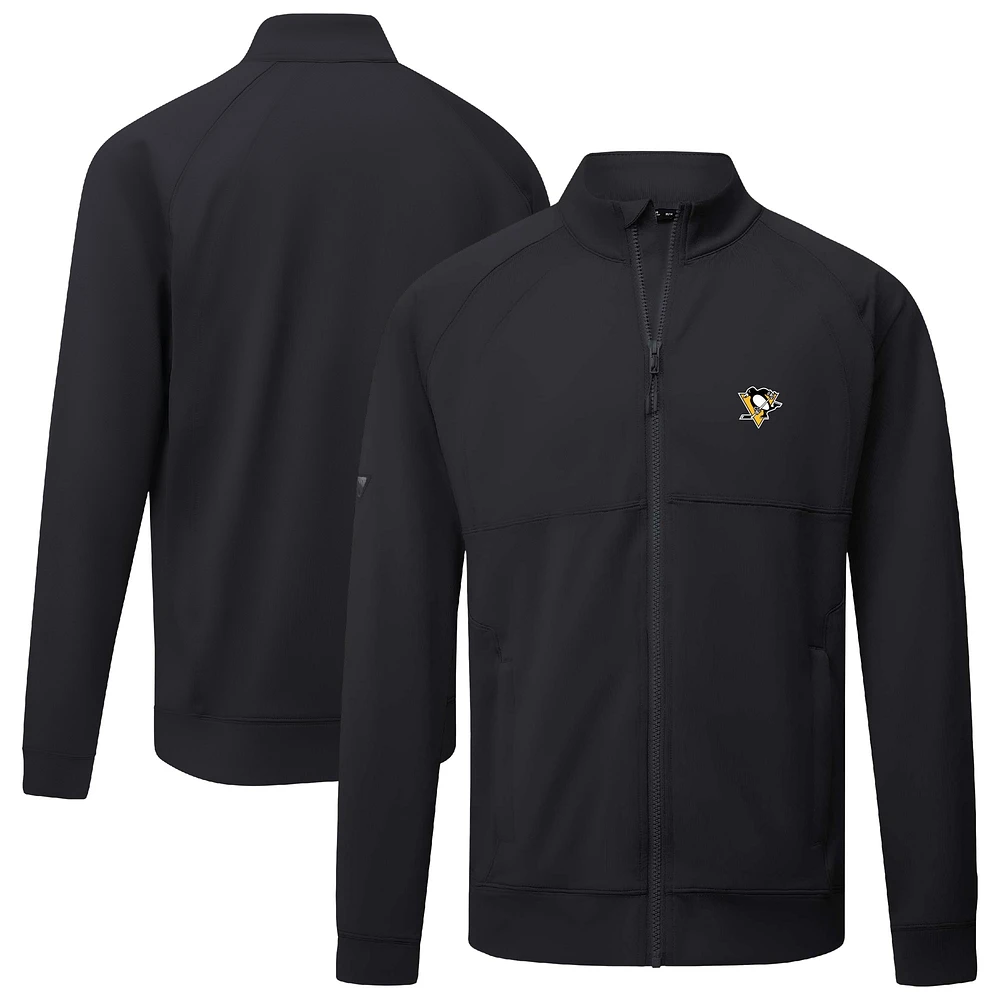 Men's Levelwear Black Pittsburgh Penguins Insignia Core Full-Zip Jacket