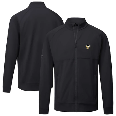 Men's Levelwear  Black Pittsburgh Penguins Insignia Core Full-Zip Jacket