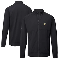 Men's Levelwear  Black Pittsburgh Penguins Insignia Core Full-Zip Jacket