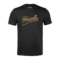 Men's Levelwear Black Pittsburgh Penguins Richmond Retro Team 2.0 T-Shirt