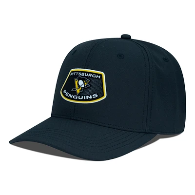Men's Levelwear Black Pittsburgh Penguins Rise Skylight Flex Hat