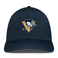 Casquette Zeta Insignia Core Flex noire pour homme des Penguins de Pittsburgh Levelwear