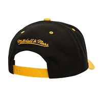 Casquette réglable All In 2.0 Pro Crown des Penguins de Pittsburgh noires Mitchell & Ness pour hommes