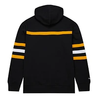 Sweat à capuche noir Mitchell & Ness pour hommes, entraîneur-chef des Penguins de Pittsburgh