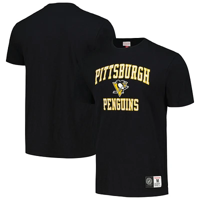 Men's Mitchell & Ness Black Pittsburgh Penguins Legendary Slub T-Shirt