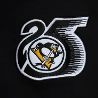 Chandail à capuchon Mitchell & Ness pour hommes, or/noir, Pittsburgh Penguins, champions de la Coupe Stanley 1992