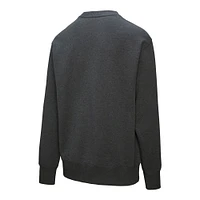 Sweat-shirt en molleton Mitchell & Ness Heather Charcoal pour homme, victoire séries éliminatoires des Penguins de Pittsburgh