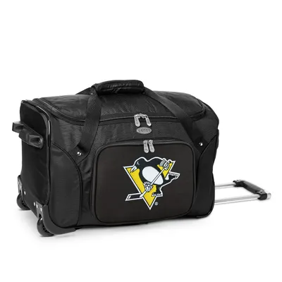 Pittsburgh Penguins MOJO 22" 2-Wheeled Duffel Bag - Black