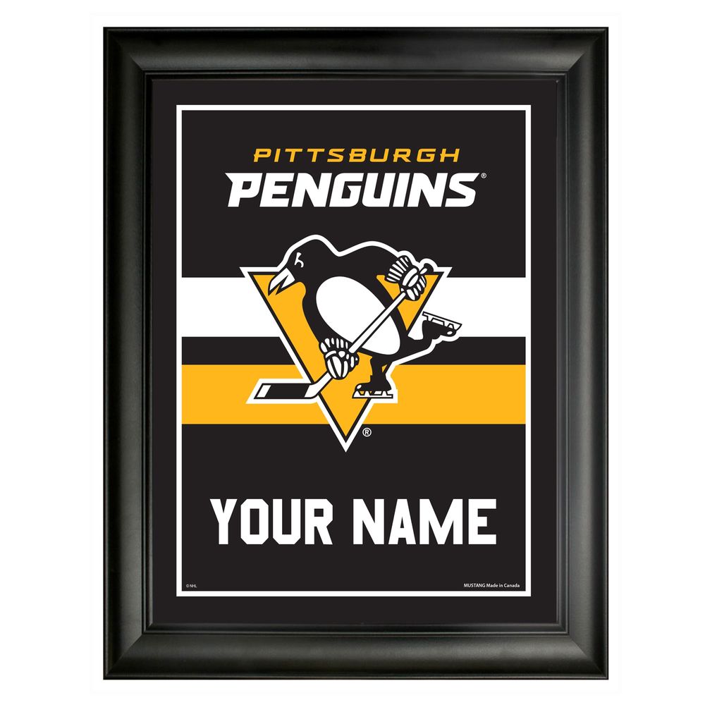 Pittsburgh Penguins 12'' x 16'' Personalized Team Frame