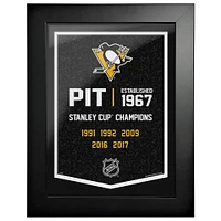 Pittsburgh Penguins - 12'' x 16'' Team Empire Framed Artwork