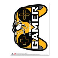 Pittsburgh Penguins - 16'' x 22'' Controller Gamer Wall Decal