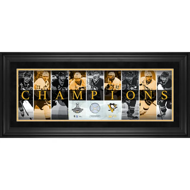 Pittsburgh Penguins NHL Stanley Cup Championship Framed Piece with