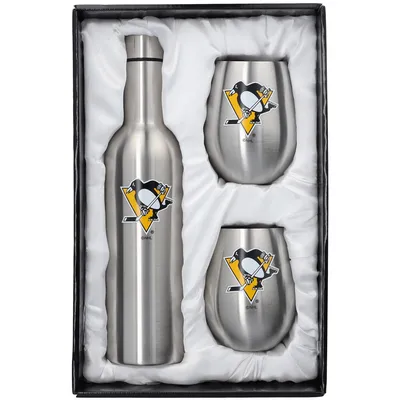 Pittsburgh Penguins 28oz. Stainless Steel Bottle & 12oz. Tumblers Set