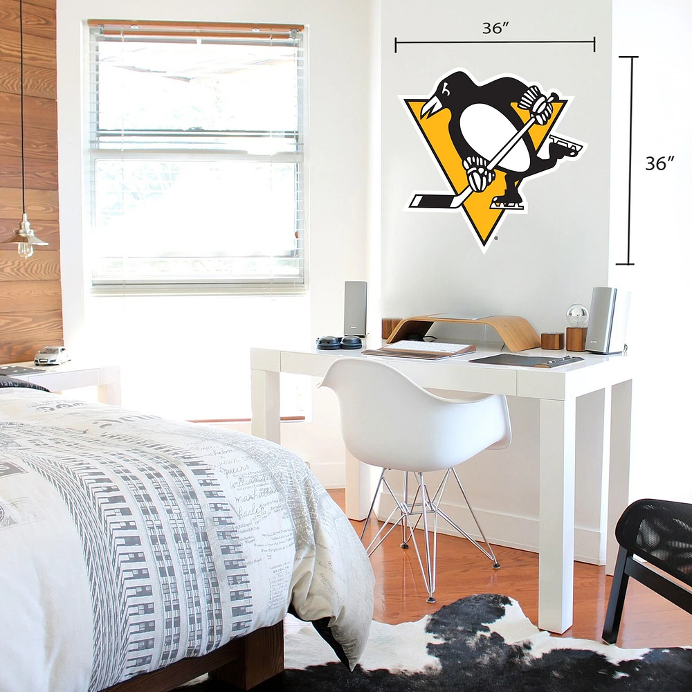 Pittsburgh Penguins 36'' x 36'' Team Logo Repositionable Wall Decal