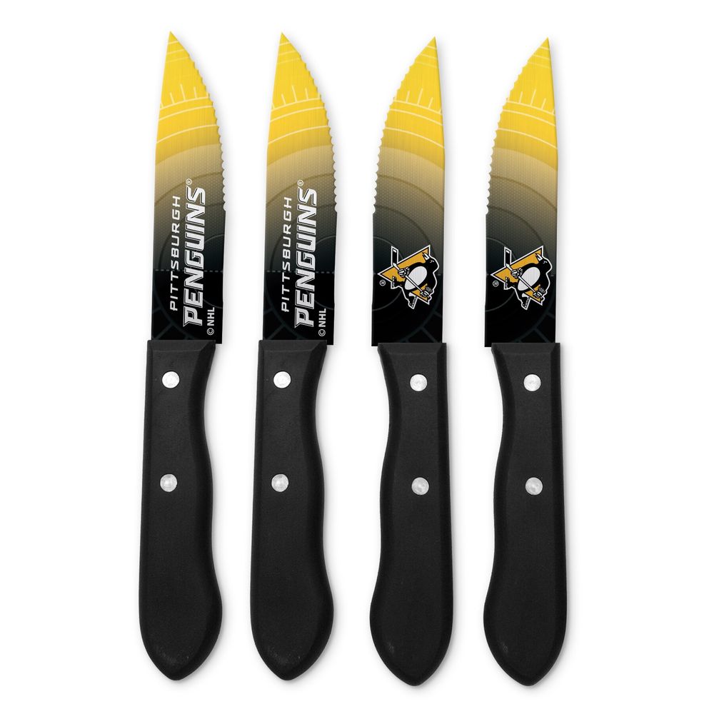 Pittsburgh Penguins 4-Piece Steak Knife Set