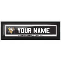 Pittsburgh Penguins 6'' x 22'' Personalized Name Bar Frame