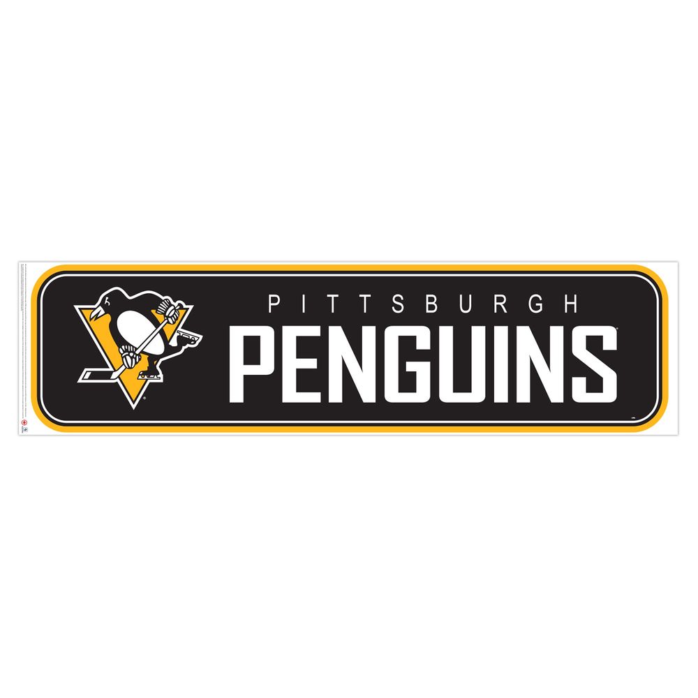 Pittsburgh Penguins 90'' x 23'' Repositionable Wall - Decal