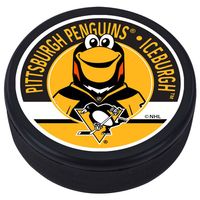 Pittsburgh Penguins - Mascot Design Hockey Puck