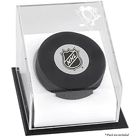 Pittsburgh Penguins Puck Deluxe Logo Display Case